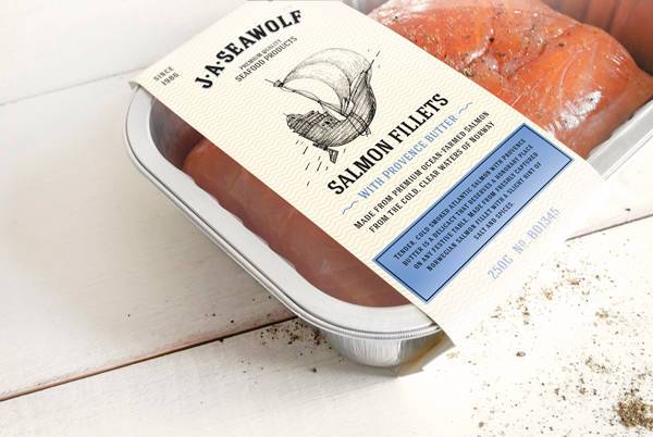 國外海鮮包裝設(shè)計