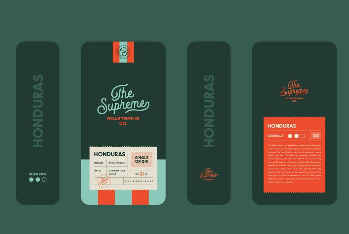 咖啡包裝袋設(shè)計-掀起一股時尚潮流復古風