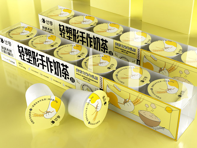 線上奶茶包裝設(shè)計，奶茶包裝設(shè)計