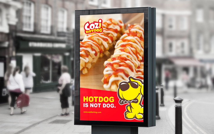 咔趣熱狗店面設(shè)計