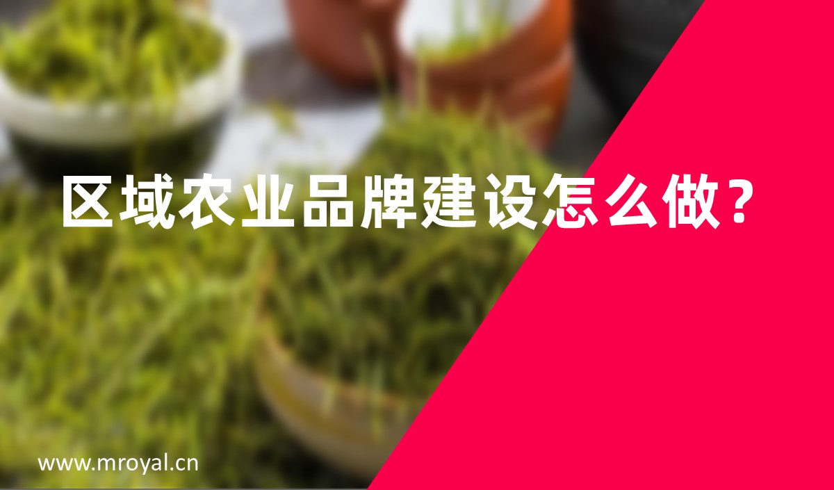 區(qū)域農(nóng)業(yè)品牌建設(shè)怎么做？